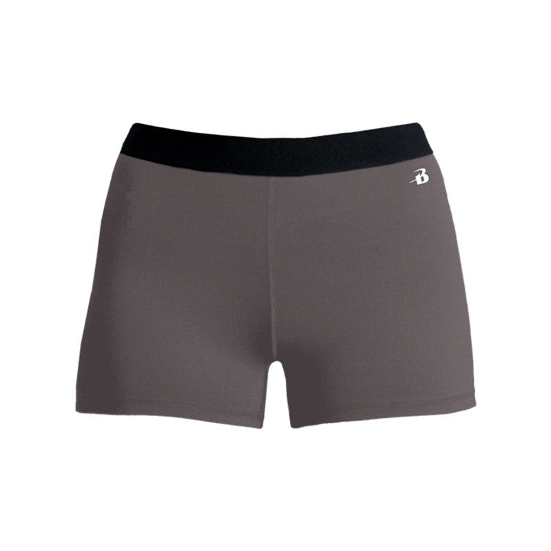 Badger Pro-Compression Girls' Shorts - Graphite