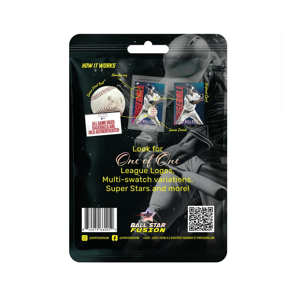 2026 Jersey Fusion Ball Star Baseball Hobby Pack