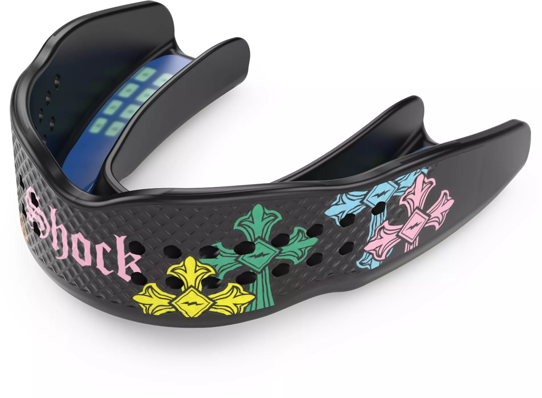 Shock Doctor Trash Talker Print Black Divine Drip Mouthguard