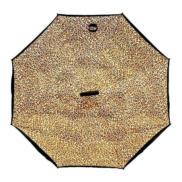 Calla Leopard Topsy Turvy Umbrella