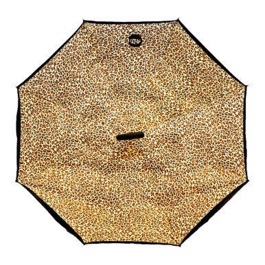 Calla Leopard Topsy Turvy Umbrella