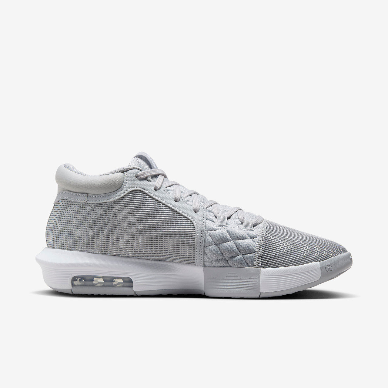 Nike LeBron Witness 8 (Team Blank) - Wolf Grey/White
