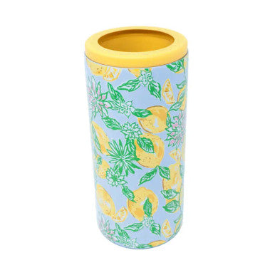 Lilly Pulitzer Skinny Can Holder - Make Lemonade