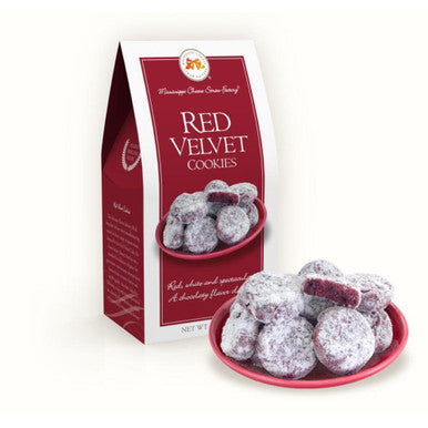 Mississippi Cheese Straw Factory Red Velvet Cookies