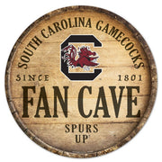 Wincraft South Carolina Gamecocks Round Wood Sign