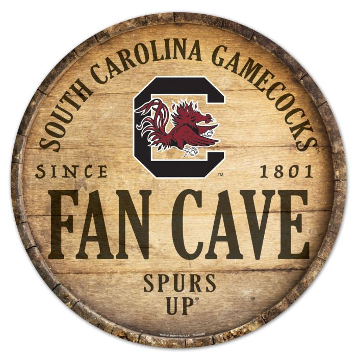 Wincraft South Carolina Gamecocks Round Wood Sign