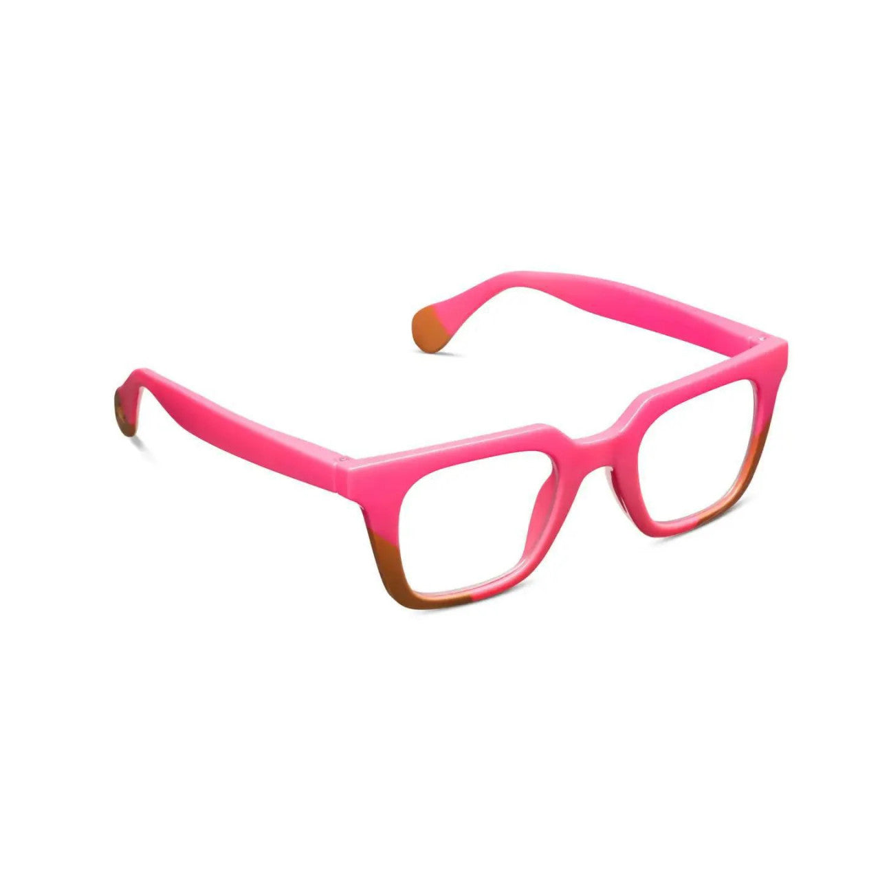 Peepers Page Chunky Wayfarer Reading Glasses – Pink/Tan