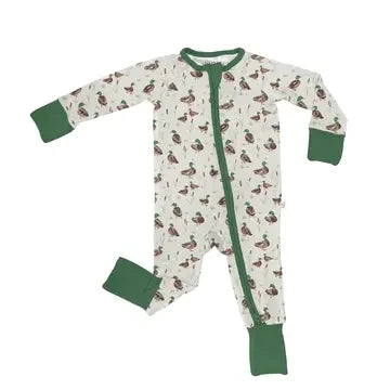 Goosies Mallard Drake Ducks-Convertible Zip PJs