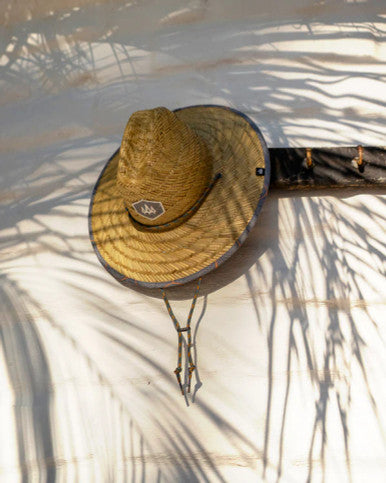 Hemlock Kids UPF 50+ Lifeguard Straw Hat - Nomad Blue
