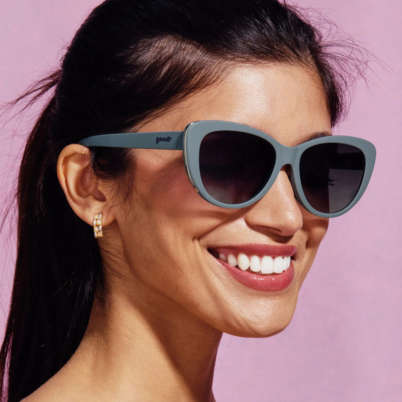 Goodr Not Gray (Diet Black) Polarized Sunglasses