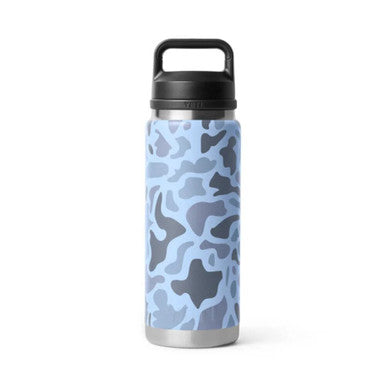 Yeti Blue Camo 26oz Rambler Bottle with Chug Cap