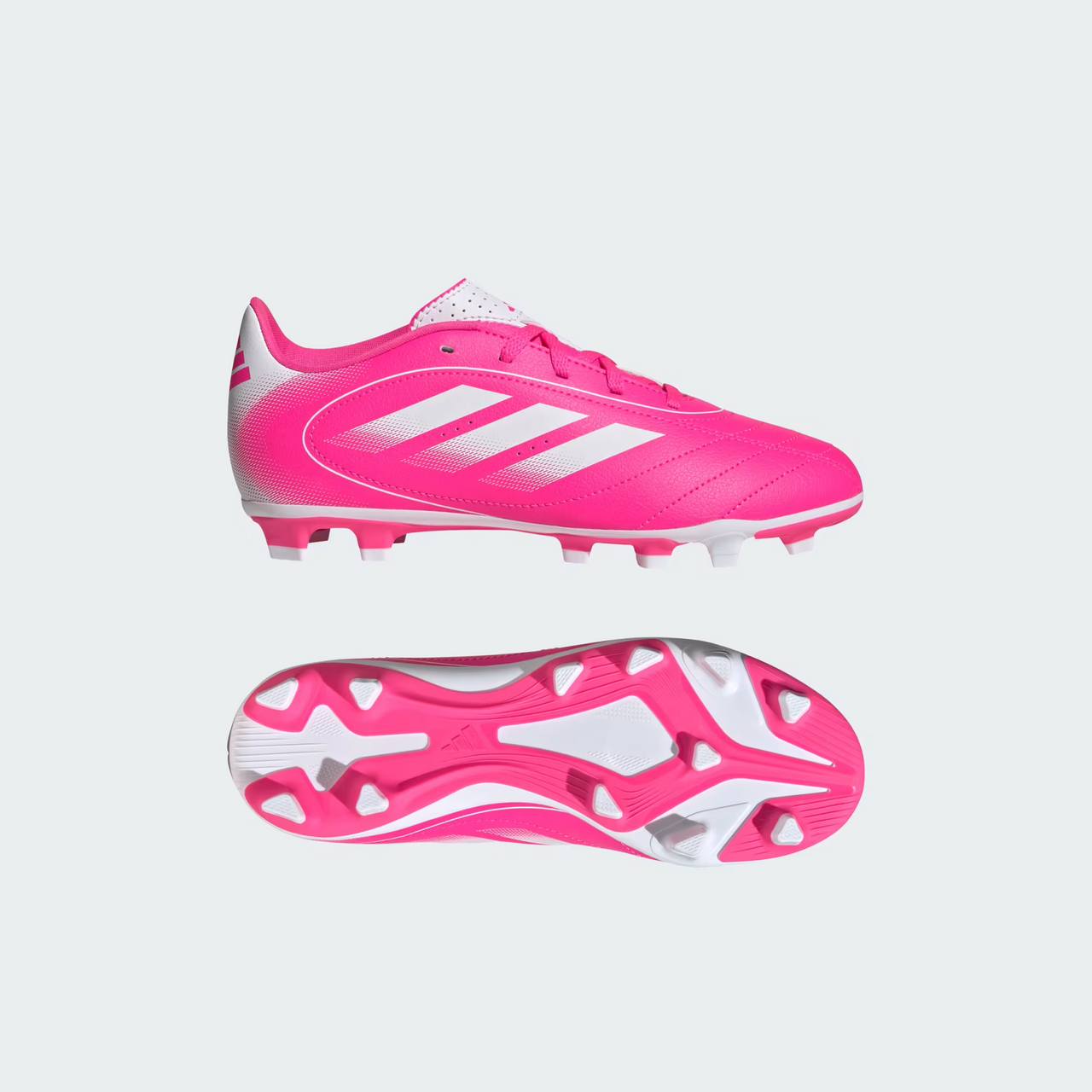 Adidas Goletto IX FG/MG Junior Soccer Cleats - Pink/White