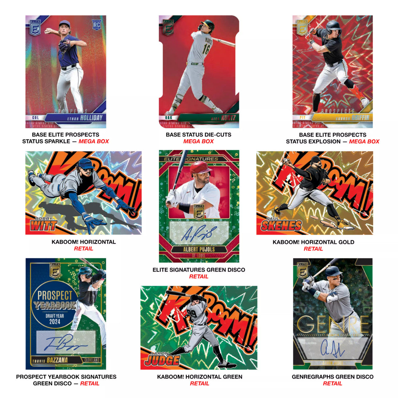 Panini 2026 Donruss Elite Baseball Mega Box Trading Cards