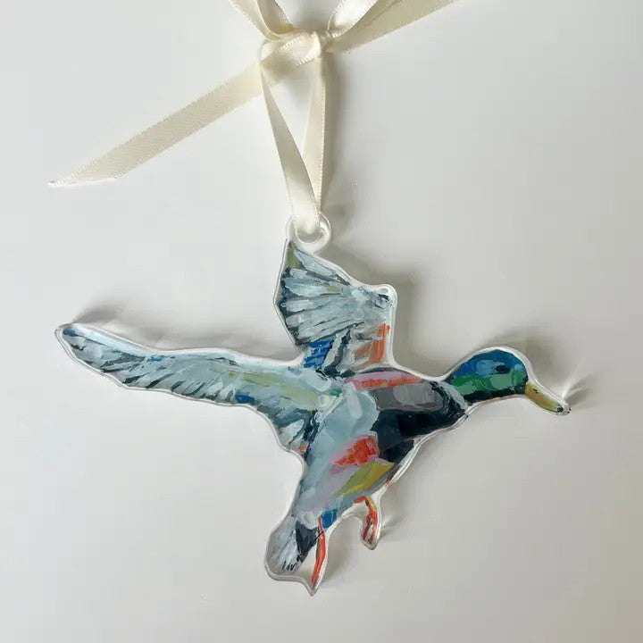 Chelsea McShane Art Take Flight Mallard Ornament