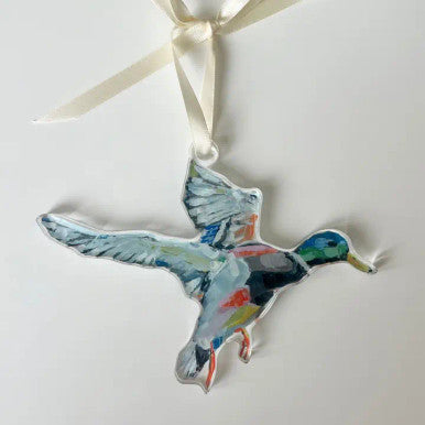 Chelsea McShane Art Take Flight Mallard Ornament