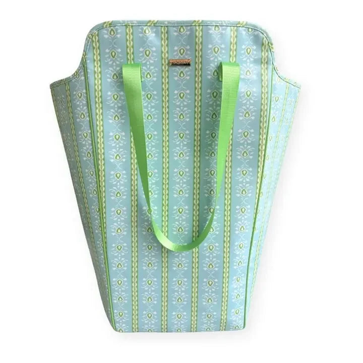 Laura Park Rosemary Stripe Blue Laundry Bag
