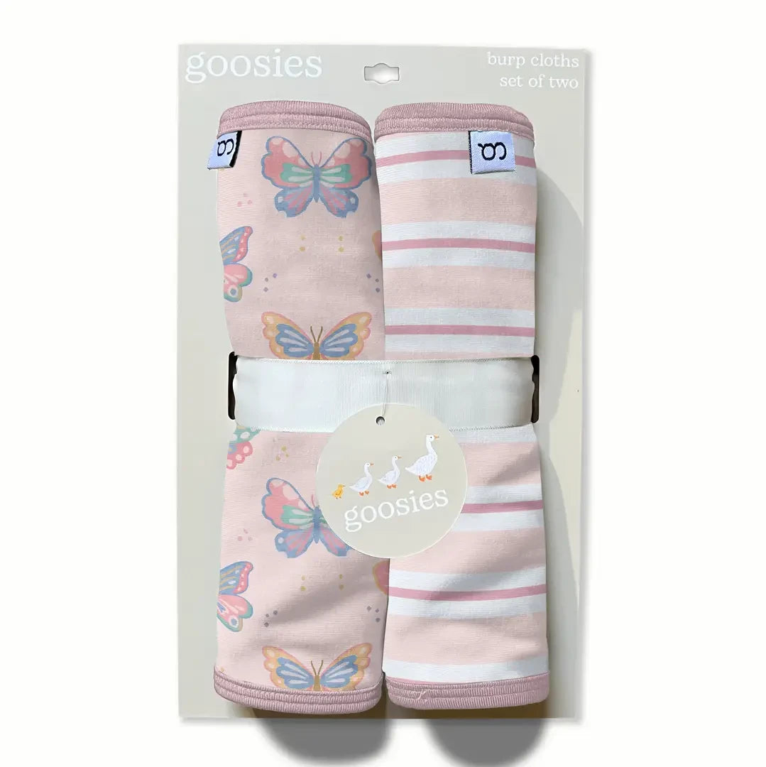 Goosies Butterfly Bliss - Burp Cloth Set