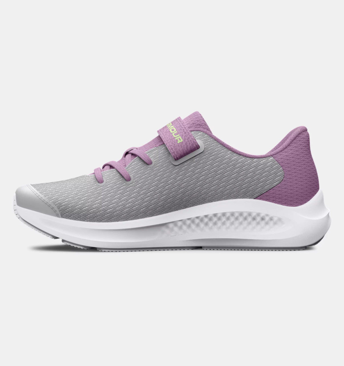 Under Armour Girls' Pre-School Pursuit 3 AC Big Logo Running Shoes