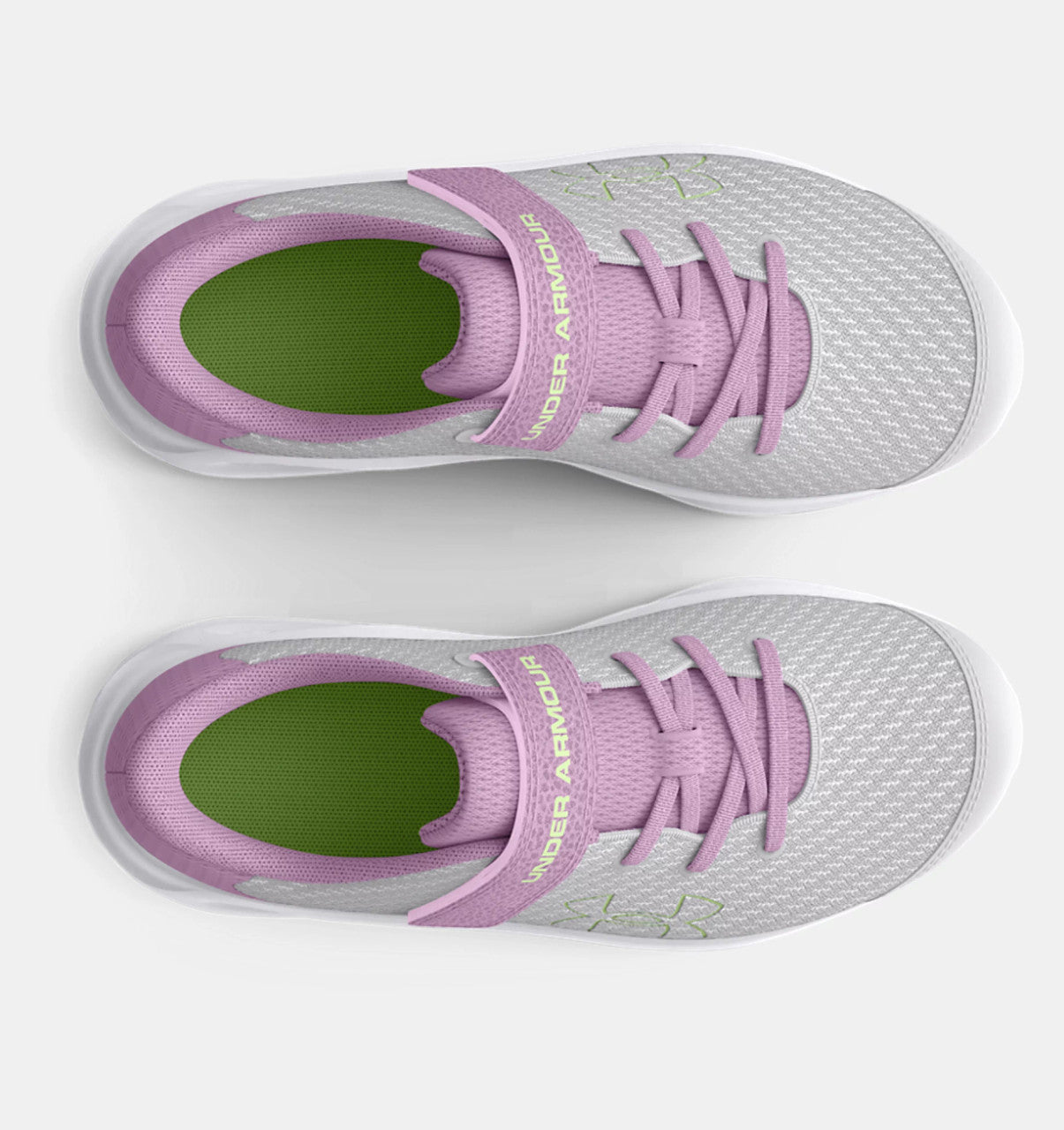 Under Armour Girls' Pre-School Pursuit 3 AC Big Logo Running Shoes