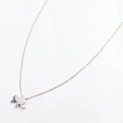 Caroline Hill Win It Elephant Charm Necklace Silver