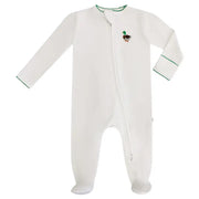 Goosies Infant Pip Embroidered Zip Romper - Mallard