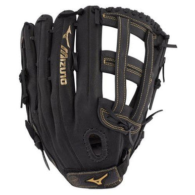 Mizuno Premier Series GPM1305 13" Slowpitch Softball Glove – Black/Gold