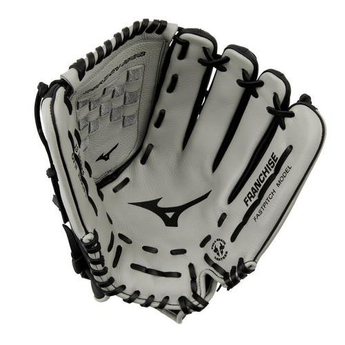 Mizuno Franchise GFN1250F5 12.5" Fastpitch Softball Glove – Grey/Black