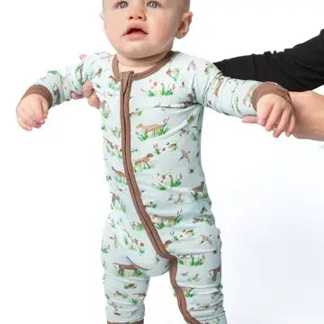 Goosies Delta Bird Hunting Dogs Convertible Zip PJs