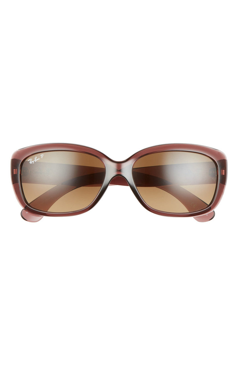 Ray-Ban Jackie Ohh – Transparent Dark Brown/Brown Gradient