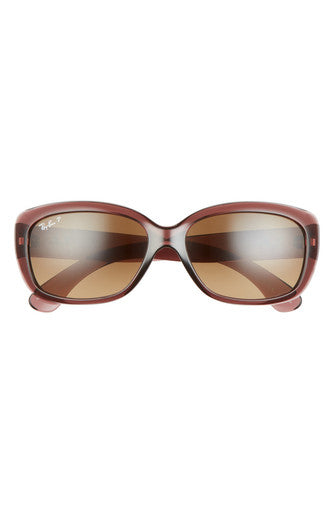 Ray-Ban Jackie Ohh – Transparent Dark Brown/Brown Gradient