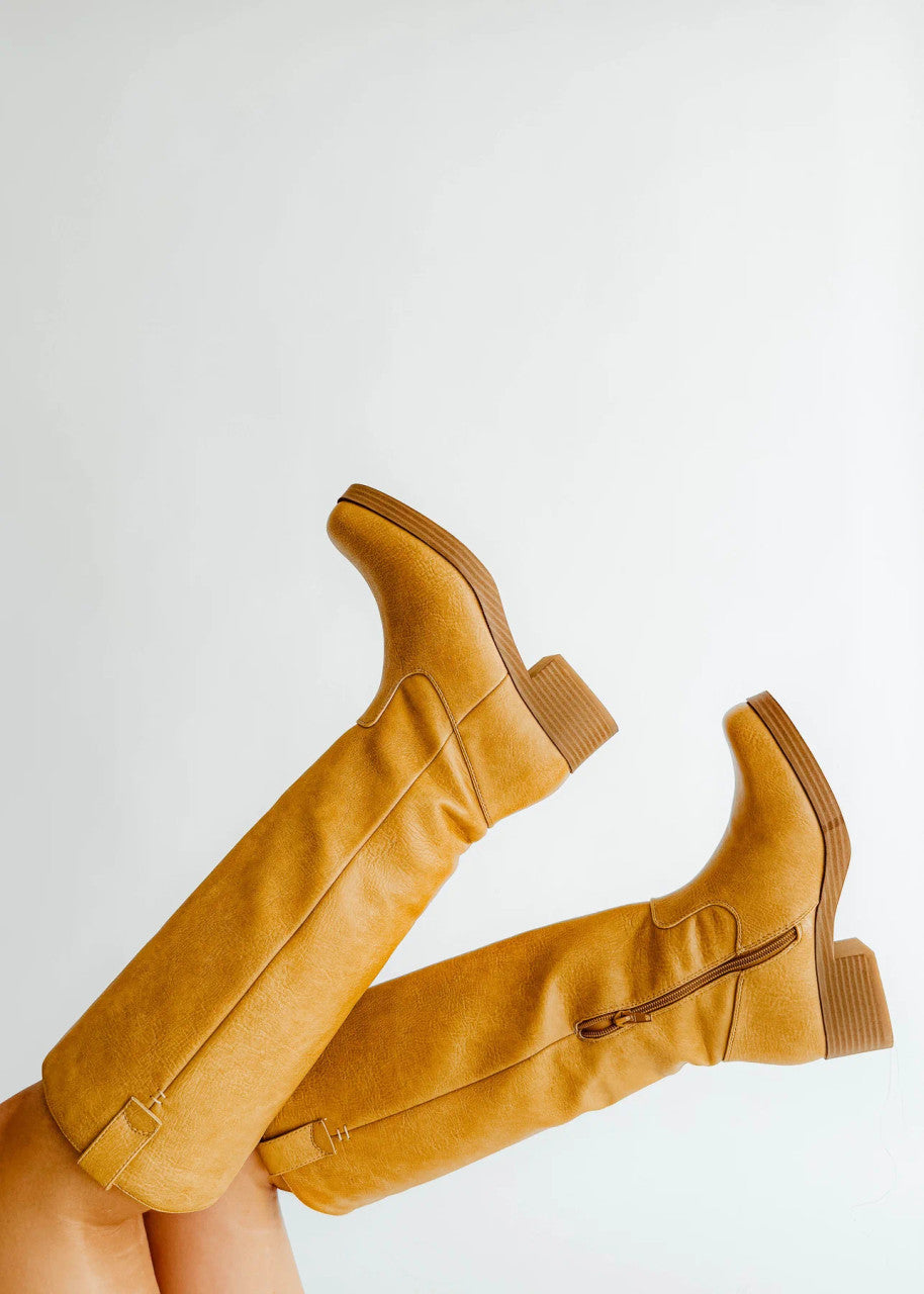 Chinese Laundry Yurie Riding Boot - Camel