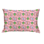 Jane Marie Purrfectly Pink Satin Pillow Case