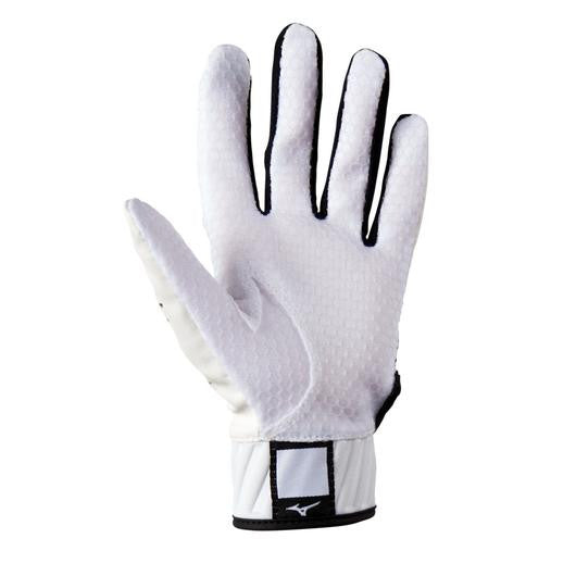 Mizuno MVP Youth Tee Ball Batting Glove - White/Black