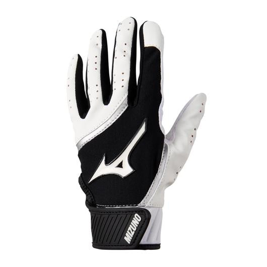 Mizuno MVP Youth Tee Ball Batting Glove - White/Black