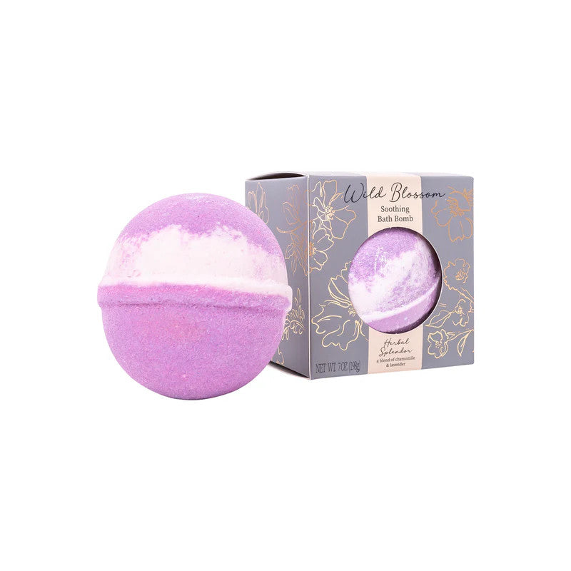 Cait & Co Wild Blossom Soothing Bath Bomb - Herbal Splendor