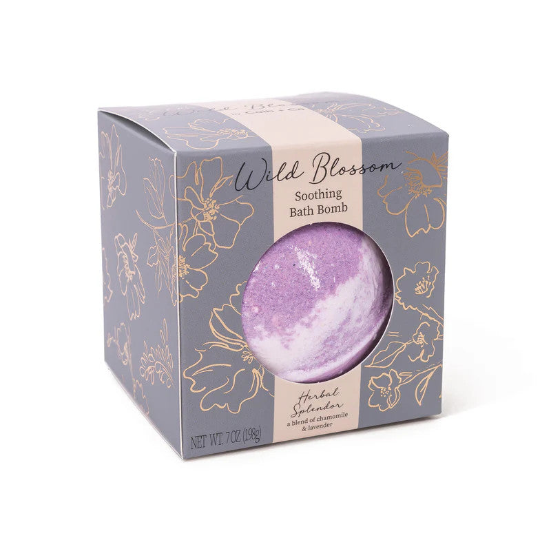 Cait & Co Wild Blossom Soothing Bath Bomb - Herbal Splendor
