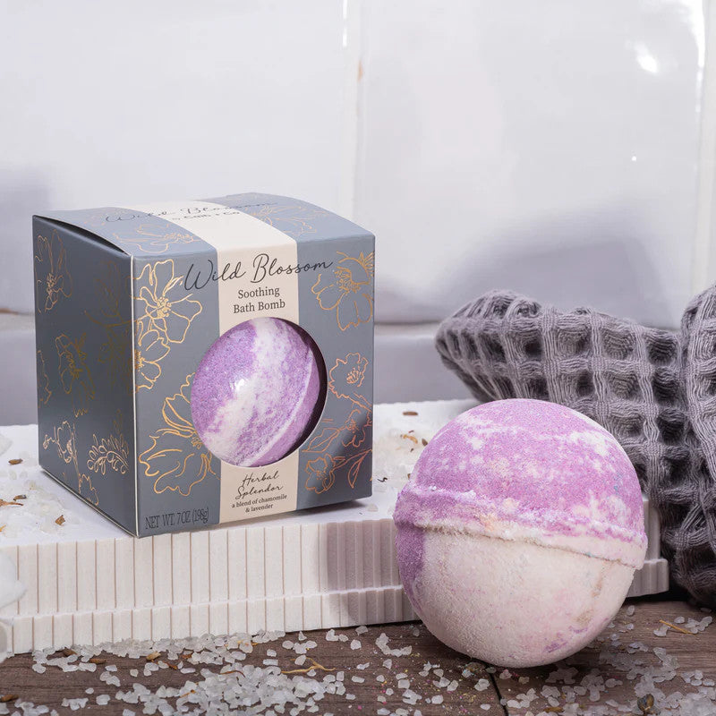 Cait & Co Wild Blossom Soothing Bath Bomb - Herbal Splendor