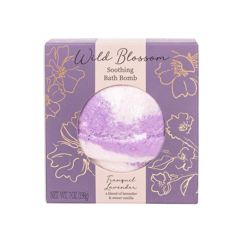 Cait & Co Wild Blossom Soothing Bath Bomb - Tranquil Lavender