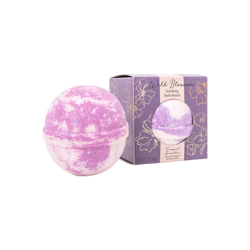 Cait & Co Wild Blossom Soothing Bath Bomb - Tranquil Lavender
