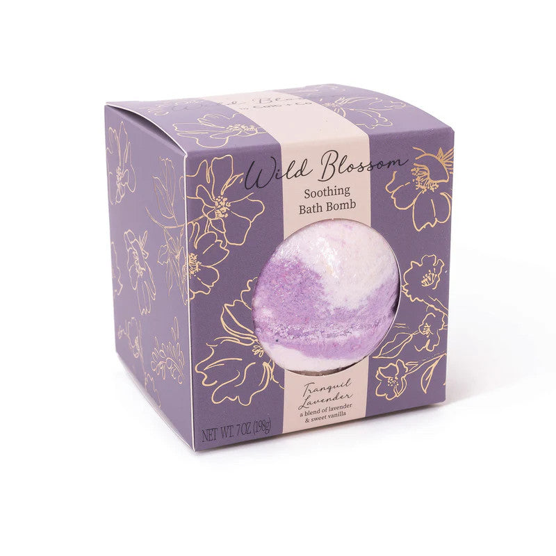 Cait & Co Wild Blossom Soothing Bath Bomb - Tranquil Lavender
