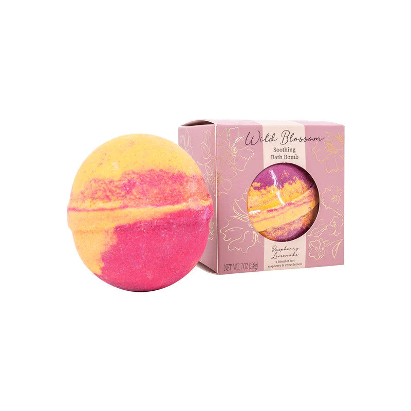 Cait & Co Wild Blossom Soothing Bath Bomb - Raspberry Lemonade