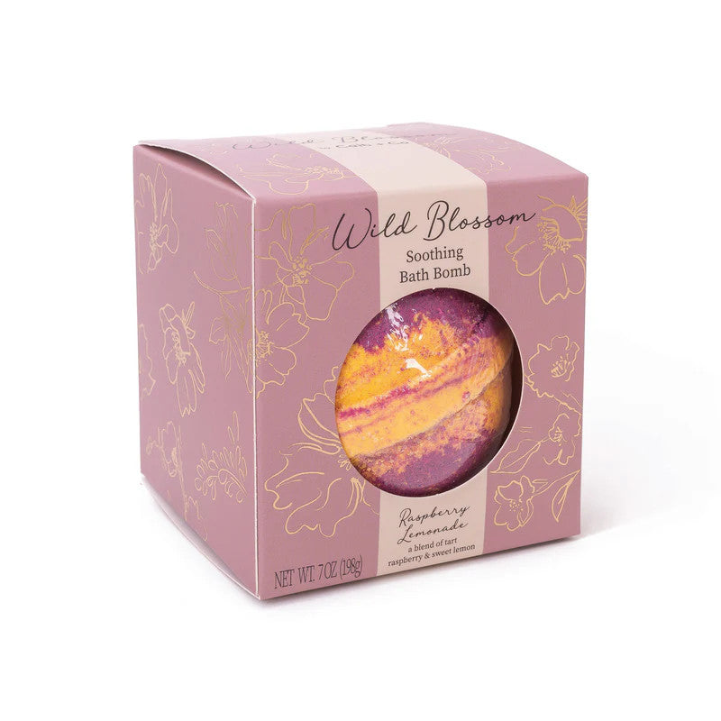 Cait & Co Wild Blossom Soothing Bath Bomb - Raspberry Lemonade