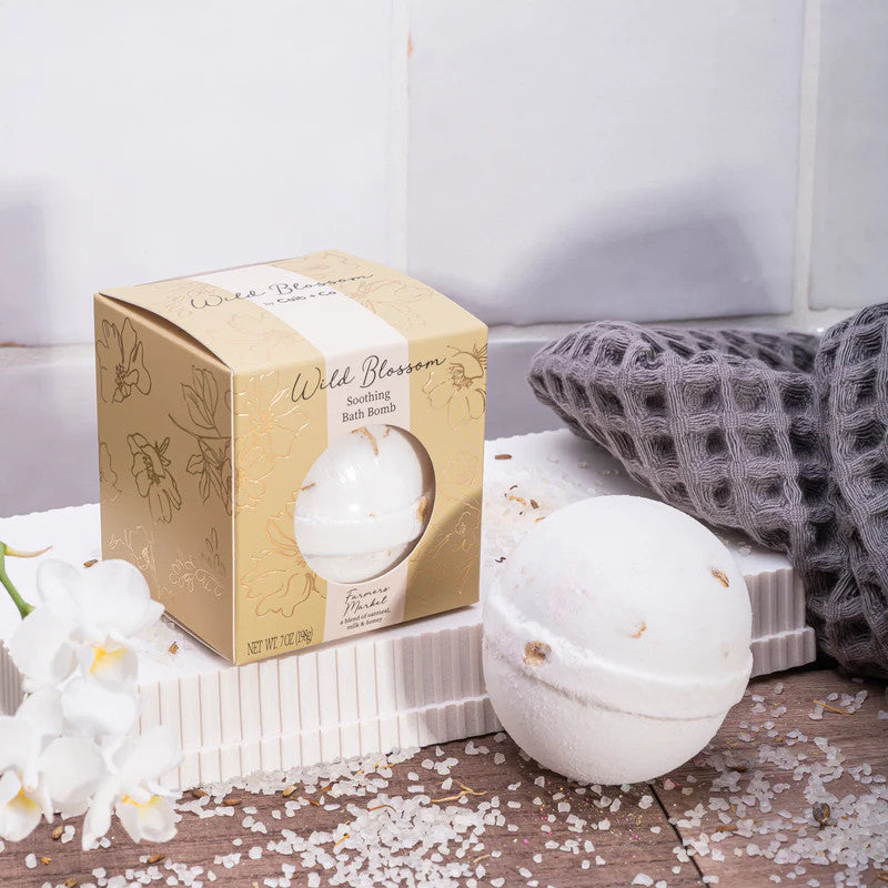 Cait & Co Wild Blossom Soothing Bath Bomb - Farmers Market