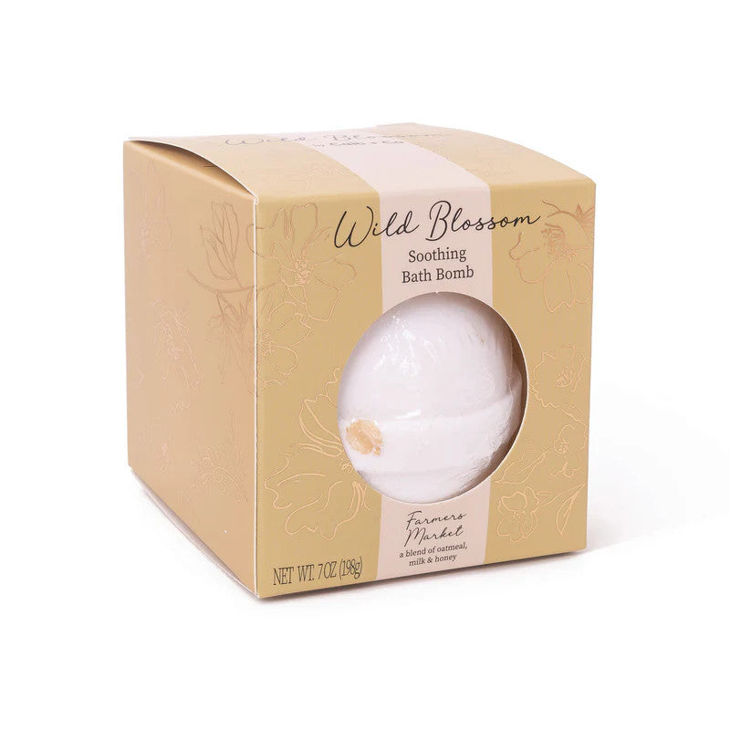 Cait & Co Wild Blossom Soothing Bath Bomb - Farmers Market