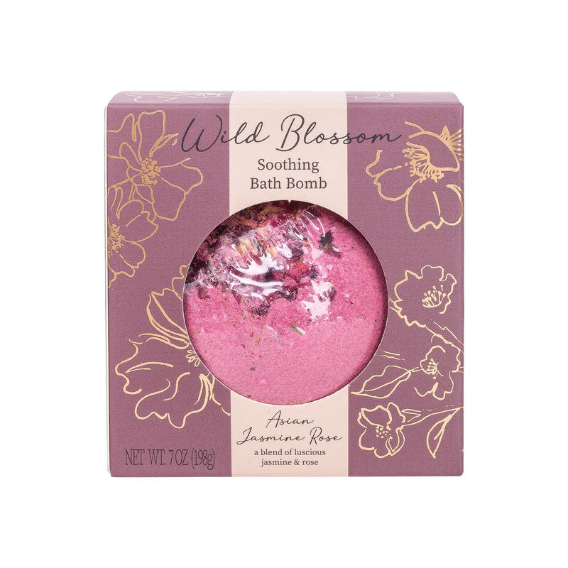 Cait & Co Wild Blossom Soothing Bath Bomb - Asian Jasmine Rose