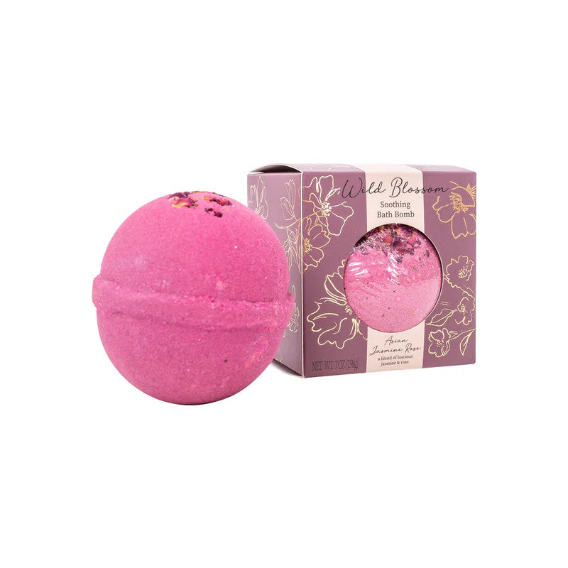 Cait & Co Wild Blossom Soothing Bath Bomb - Asian Jasmine Rose