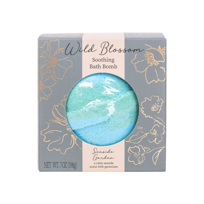 Cait & Co Wild Blossom Soothing Bath Bomb - Seaside Garden