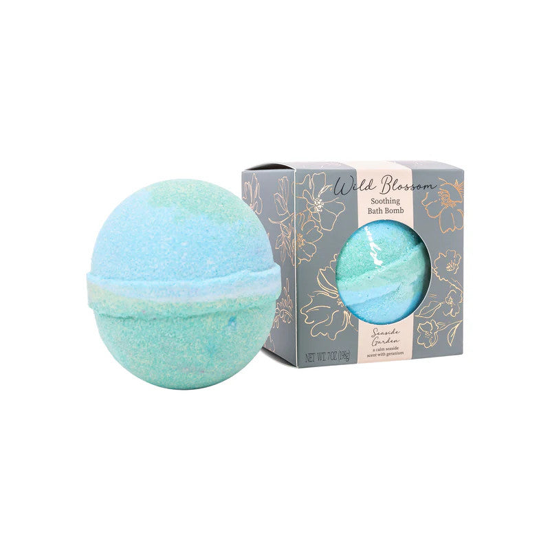 Cait & Co Wild Blossom Soothing Bath Bomb - Seaside Garden