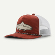 Patagonia Men's Fly Catcher Hat Fitz Roy Trout: Rusty Red