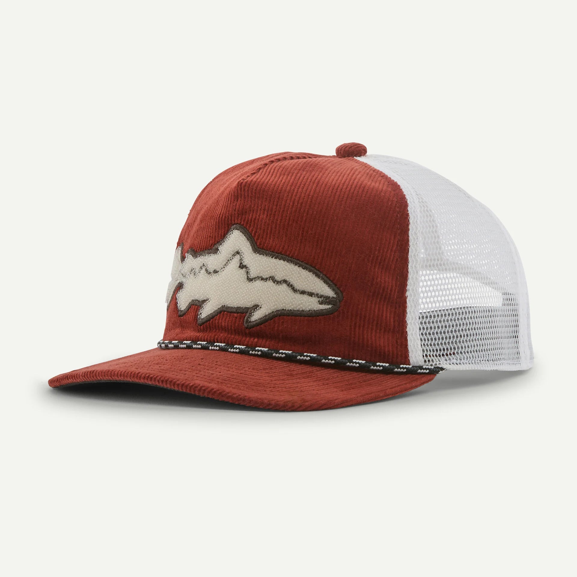 Patagonia Men's Fly Catcher Hat Fitz Roy Trout: Rusty Red